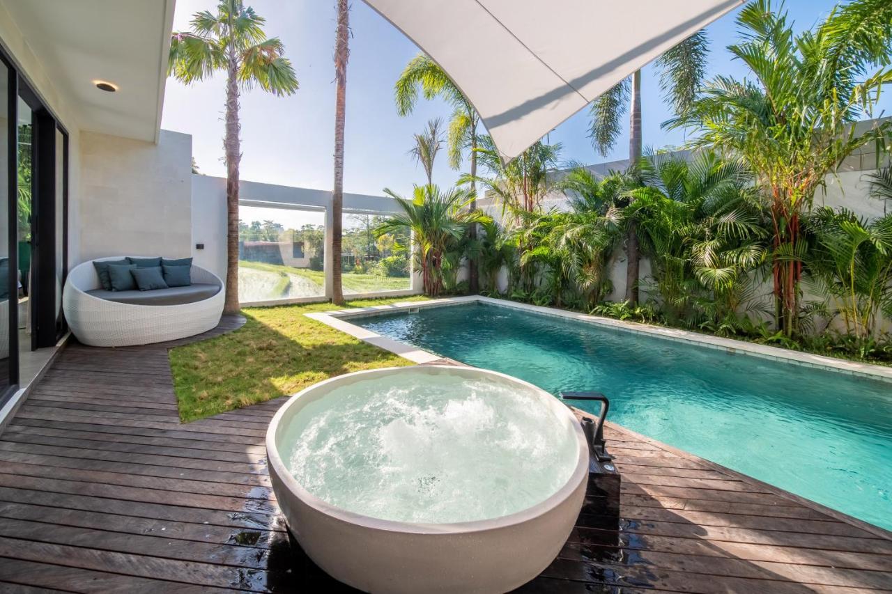 Rice Field View With Sauna Projector And Jacuzzi Unique Design ชังกู ภายนอก รูปภาพ